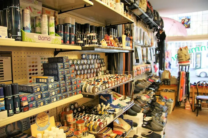 Interieur van de winkel